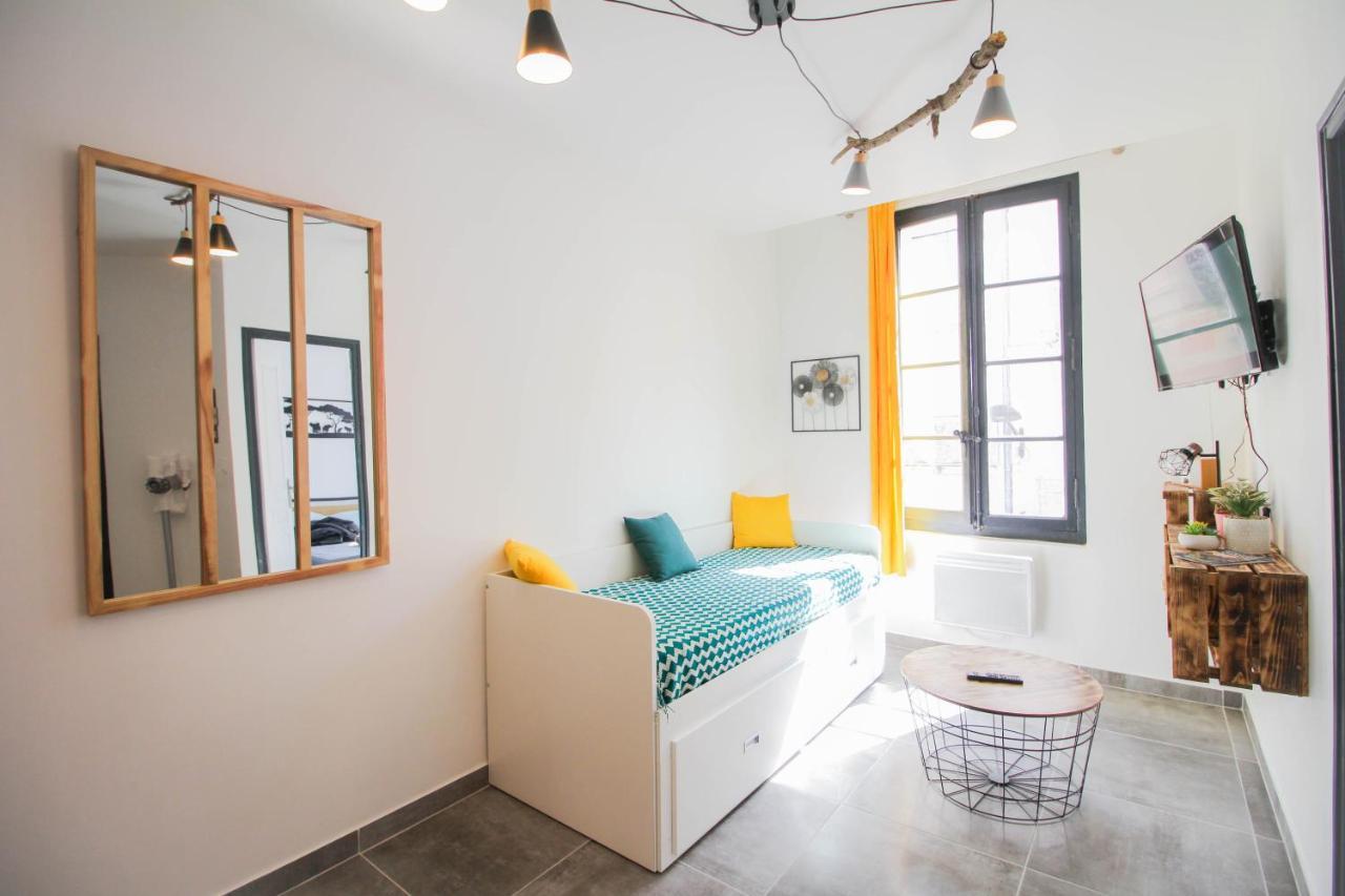 Charmant T2 En Coeur De Ville - 2 Lits + Lit Bebe - Wifi - Imprimante Carcassonne Exteriör bild