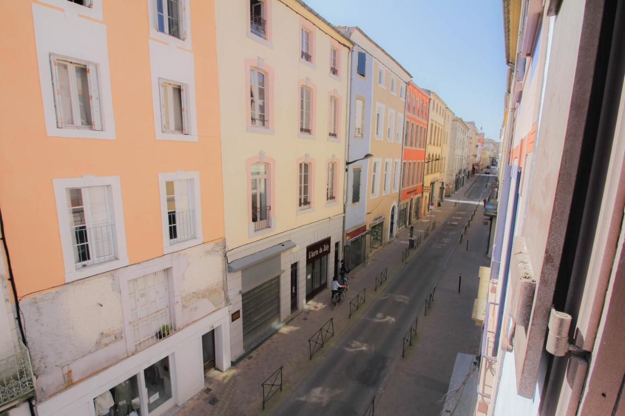 Charmant T2 En Coeur De Ville - 2 Lits + Lit Bebe - Wifi - Imprimante Carcassonne Exteriör bild